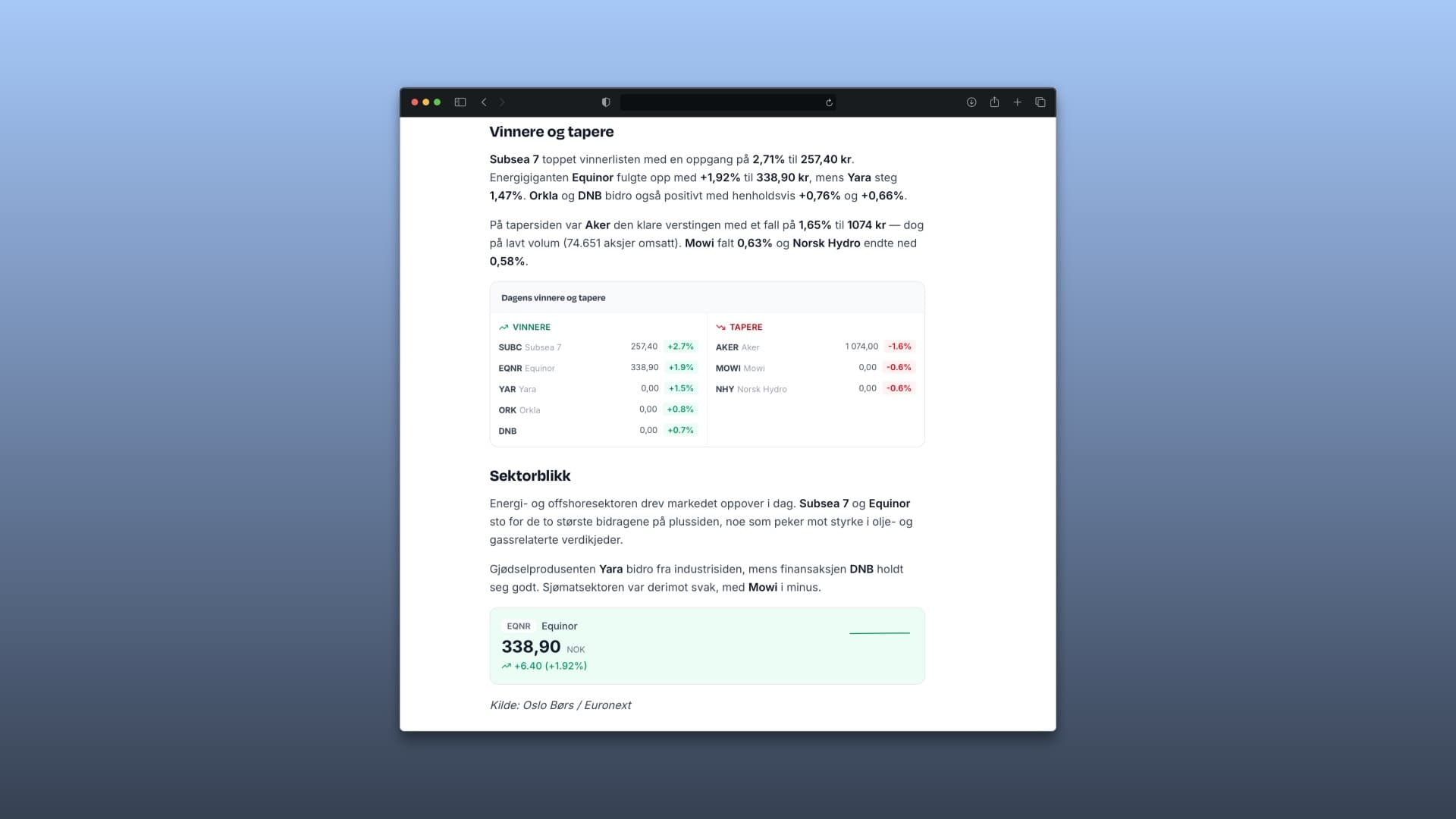 Nå kan SmartAvis drive en finansredaksjon